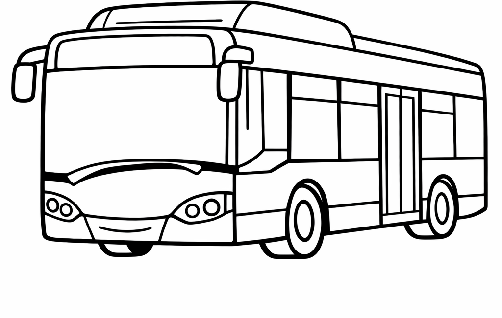 Kolorowanka Autobus Solaris