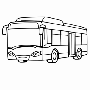 Kolorowanka Autobus Solaris