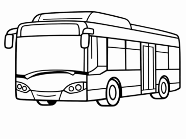 Kolorowanka Autobus Solaris