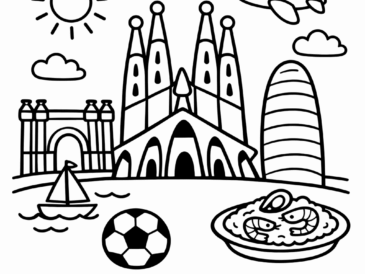 Kolorowanka Barcelona