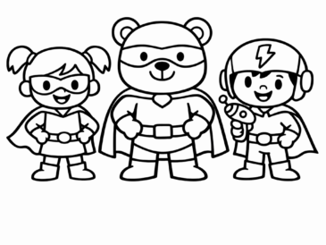 Kolorowanka Bohaterowie