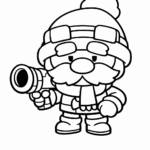 Kolorowanka Brawl Stars Emz