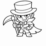 Kolorowanka Brawl Stars Gale