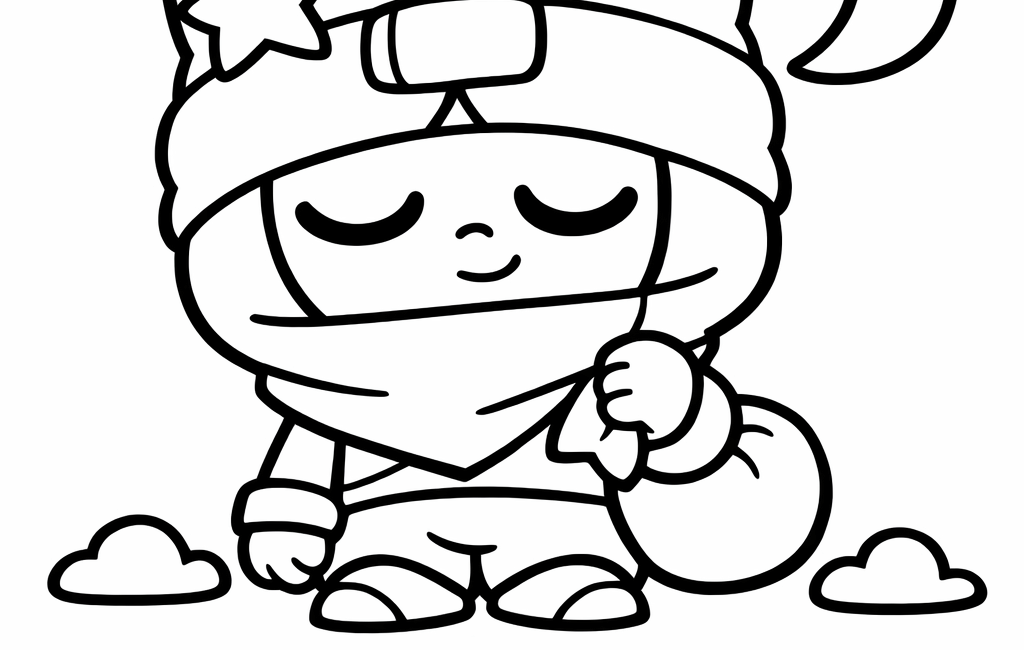 Kolorowanka Brawl Stars Sandy