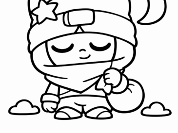Kolorowanka Brawl Stars Sandy