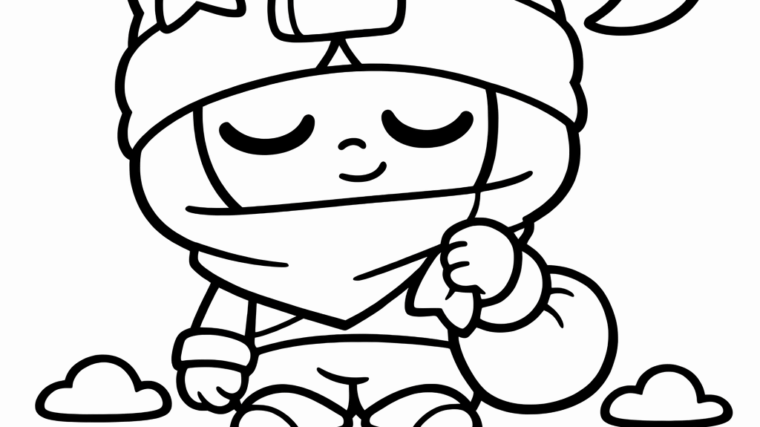 Kolorowanka Brawl Stars Sandy