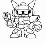 Kolorowanka Brawl Stars Mortis