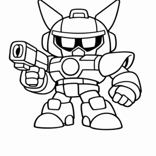 Kolorowanka Brawl Stars Surge