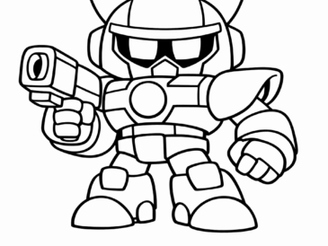 Kolorowanka Brawl Stars Surge