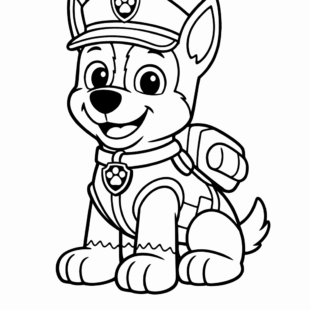 Kolorowanka Chase Psi Patrol