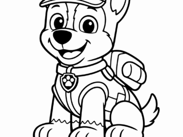 Kolorowanka Chase Psi Patrol