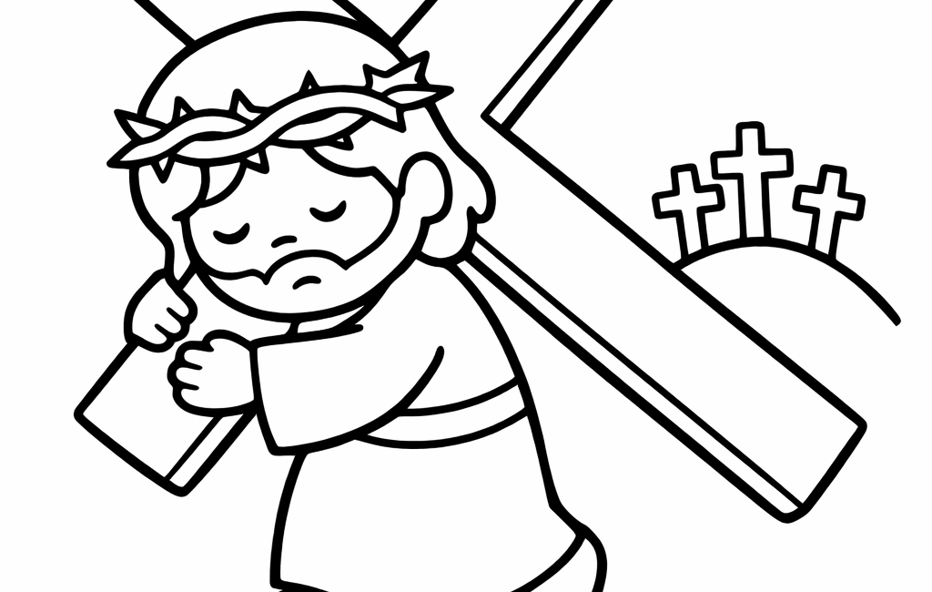 Kolorowanka Droga Krzyżowa