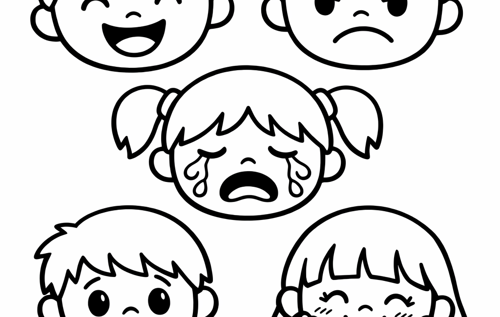 Kolorowanka Emocje