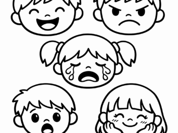 Kolorowanka Emocje
