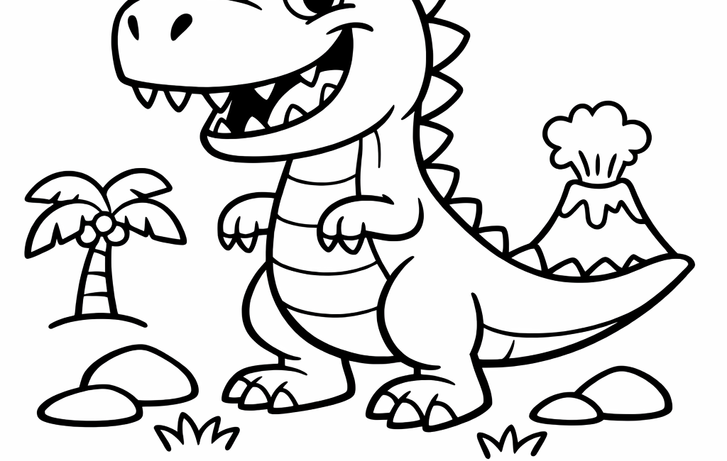 Kolorowanka Gigantozaur