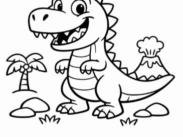 Kolorowanka Gigantozaur