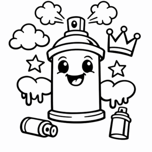 Kolorowanka Graffiti