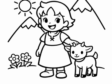 Kolorowanka Heidi