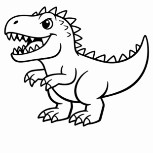 Kolorowanka Indominus Rex