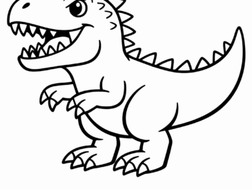 Kolorowanka Indominus Rex