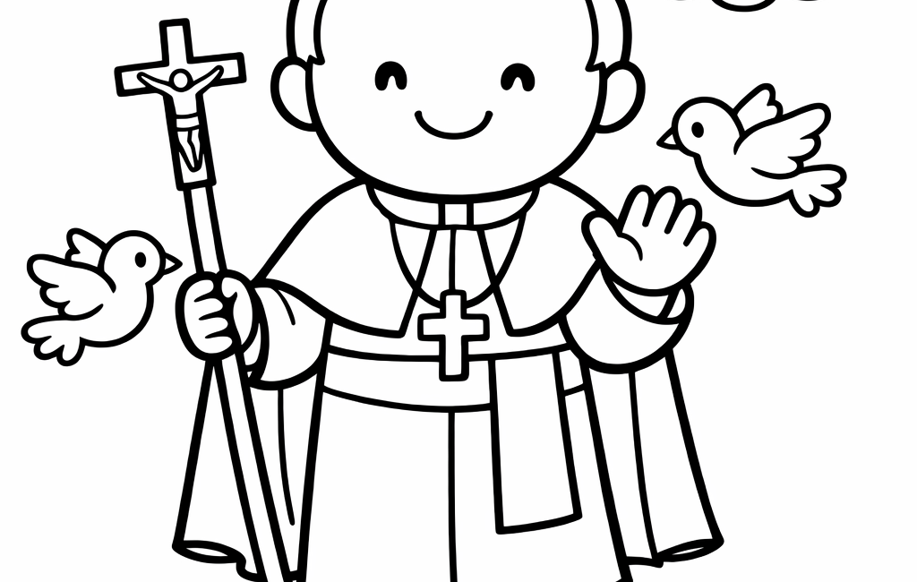 Kolorowanka Jan Paweł 2