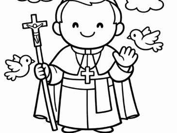 Kolorowanka Jan Paweł 2