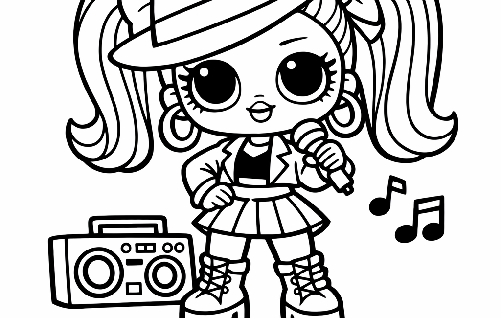 Kolorowanka Lol Omg Remix