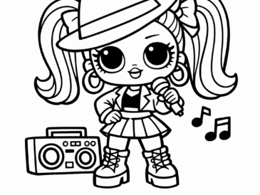 Kolorowanka Lol Omg Remix