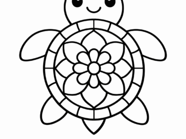 Kolorowanka Mandala Zwierzęta