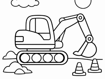 Kolorowanka Maszyny Budowlane