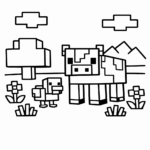 Kolorowanka Minecraft Dungeons