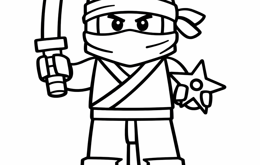 Kolorowanka Ninja Lego