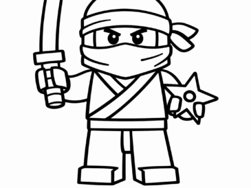 Kolorowanka Ninja Lego