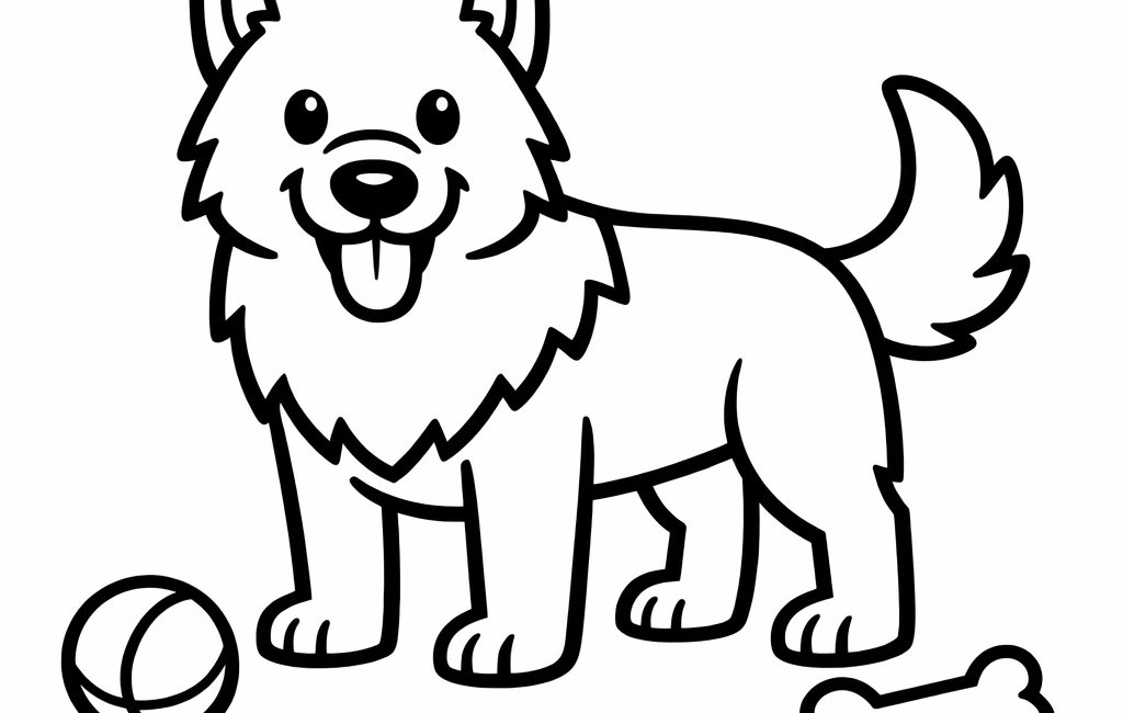 Kolorowanka Owczarek Niemiecki