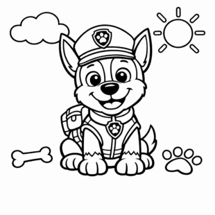 Kolorowanka Paw Patrol