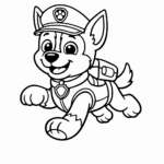 Kolorowanka Psi Patrol Kosmopieski