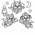 Kolorowanka Psi Patrol Marshall