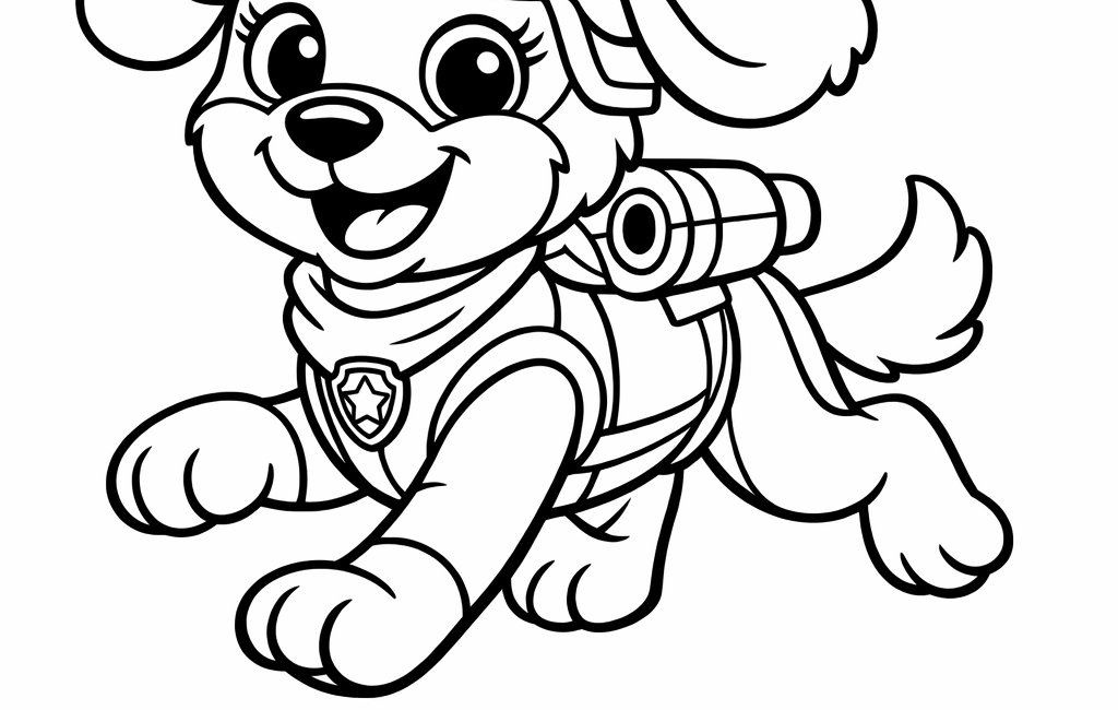 Kolorowanka Psi Patrol Liberty