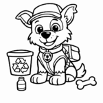 Kolorowanka Psi Patrol Liberty