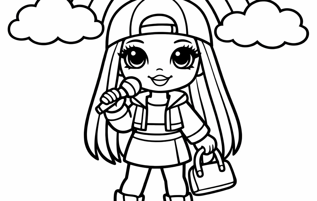 Kolorowanka Rainbow High Kolorowanki