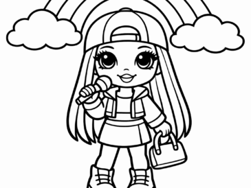 Kolorowanka Rainbow High Kolorowanki