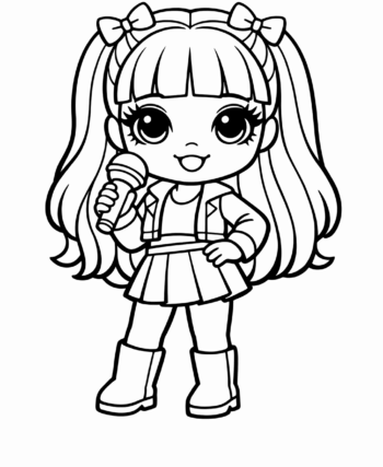 Kolorowanka Rainbow High Violet