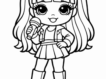 Kolorowanka Rainbow High Violet