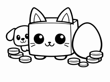 Kolorowanka Roblox Pet Simulator X