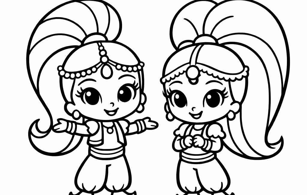 Kolorowanka Shimmer I Shine