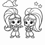 Kolorowanka Skarpety