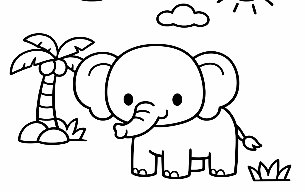 Kolorowanka Zwierzęta Egzotyczne