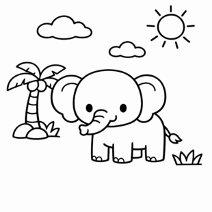 Kolorowanka Zwierzęta Egzotyczne