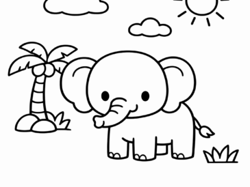 Kolorowanka Zwierzęta Egzotyczne